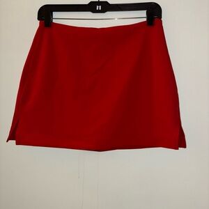 Express Vibrant Red Women's Skort